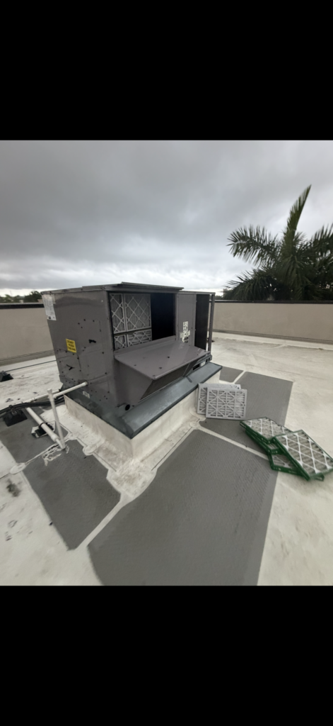 Commercial HVAC system maintenance
